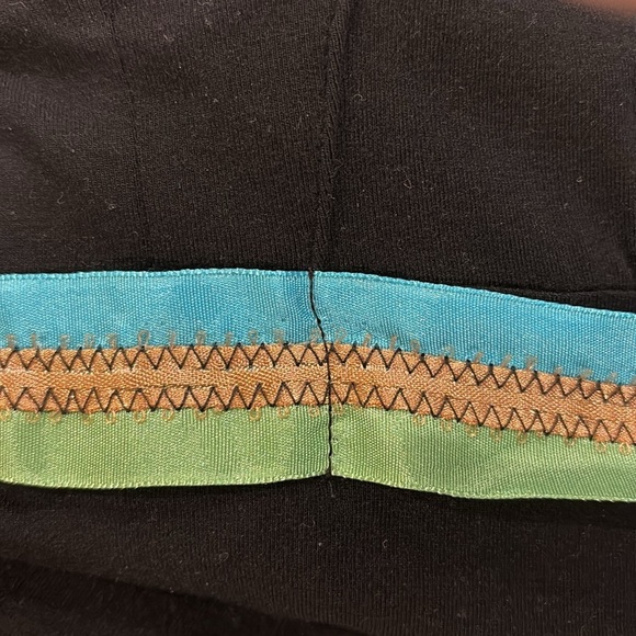 Free People black sleeveless midi dress with ribbon tie M - Picture 4 of 4